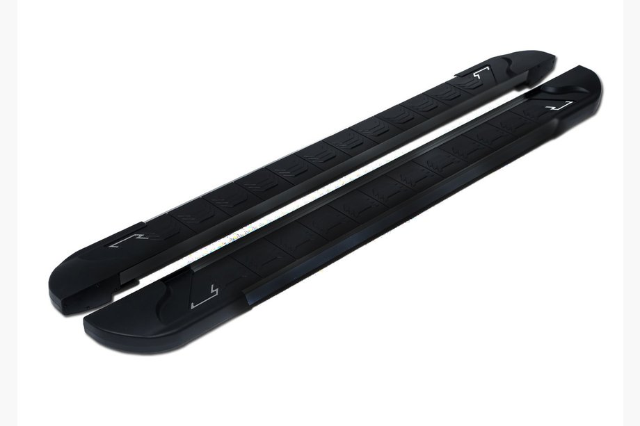 Volkswagen T5 Multivan 2003–2010 Progi Boczne RedLine Black (2 szt., Aluminium) Image