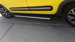 Fiat 500X 2014-2024 Progi Boczné Duru (2 szt., Aluminium) zdjęcia 3