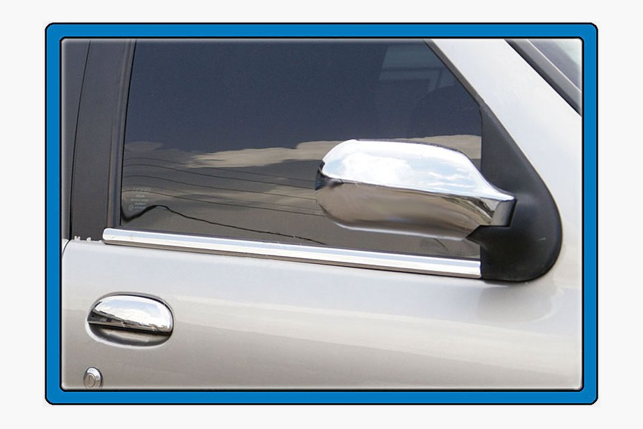 Fiat Albea 2002-2012 Zewnętrzne listwy okienne stal nierdzewna (4 szt.) Image