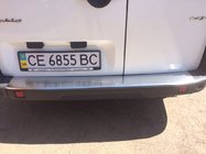 Fiat Doblo II 2010-2022 Nakładka na tylny zderzak z rantem NataNika (stal nierdzewna) zdjęcia 2