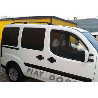 Relingi Dachowe Czarne Fiat Doblo I 2005-2010 zdjęcia 3