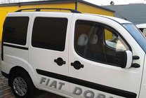 Fiat Doblo I 2001-2005 Relingi Dachowe Czarne zdjęcia 3