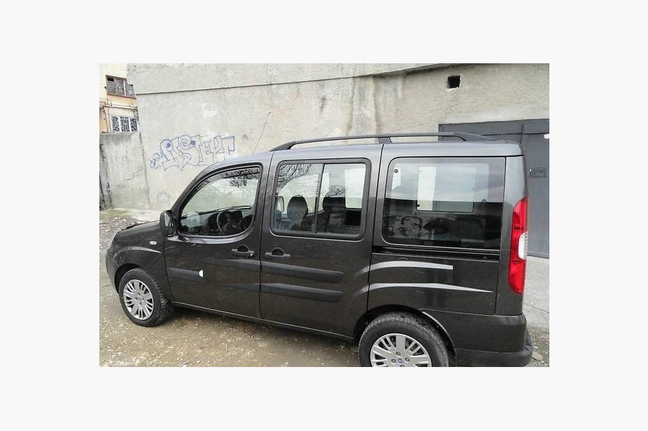 Fiat Doblo I 2001-2005 Relingi Dachowe Czarne Zdjęcia 2