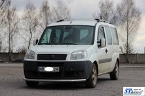 Fiat Doblo I 2005-2010 Osłona przednia ST008 (2 szt., stal nierdzewna) zdjęcia 2