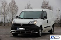 Fiat Doblo II 2010-2022 Osłona Przednia ST016-3 (Stal Nierdzewna) 51/51 mm zdjęcia 2