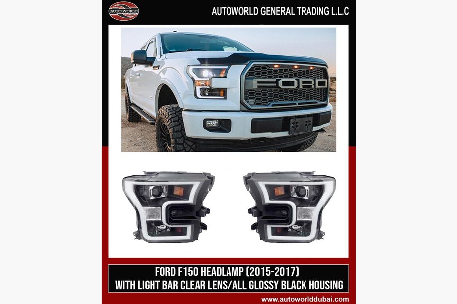 Ford F-150 2014-2021 Reflektory przednie (2 szt, LED) Image