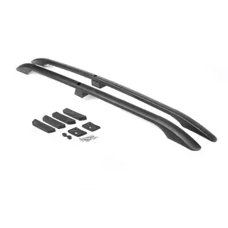 Relingi Dachowe Aluminiowe (Caravan, Czarny)