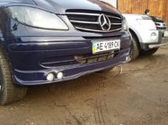 Mercedes Vito W639 2004-2014 Nakładka na zderzak z 4 reflektorami (pod lakierowanie) zdjęcia 4