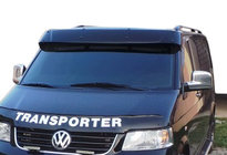 Volkswagen T5 Multivan 2003–2010 Daszek na przednia szybe (czarny polysk, 5mm) zdjęcia 2