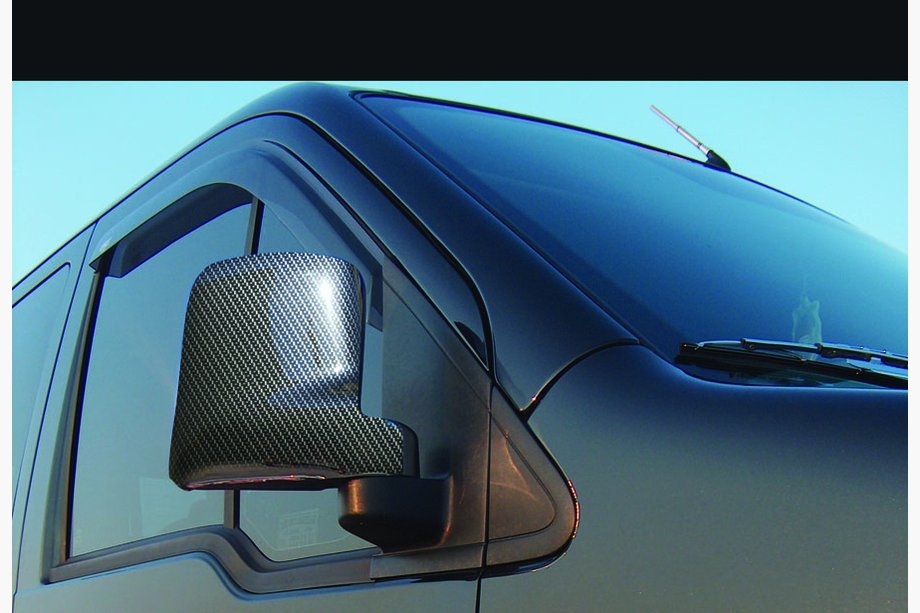 Ford Connect 2002–2006 Nakładki na Lusterka Carbon (2 szt., plastik) Image