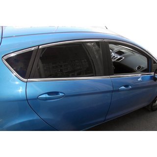 Górne Listwy Szyb Stal Nierdzewna (8 szt.) Ford Fiesta 2008-2017 zdjęcia 1