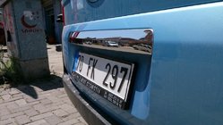 Peugeot Bipper 2008-2017 Listwa chromowana nad tablicą rejestracyjną (stal nierdzewna) Carmos - Turecka Stal Nierdzewna zdjęcia 4