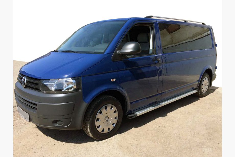 Volkswagen T5 2010-2015 Progi Boczne Maya V2 (2 szt., Aluminium) Image