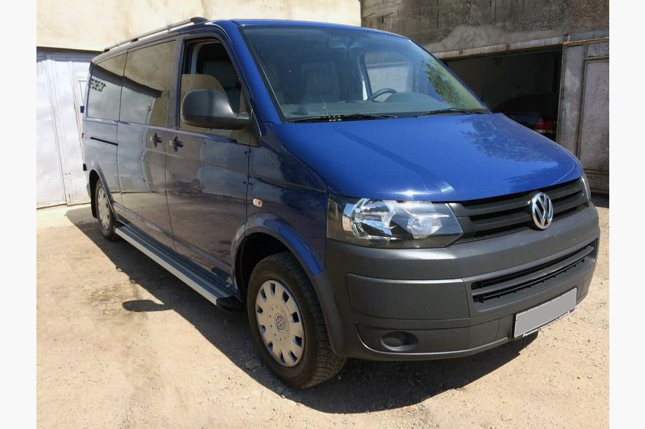 Volkswagen T6 2015-2024 Progi Boczne Maya V2 (2 szt., Aluminium) Image