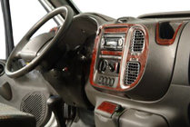 Ford Transit 2000–2014 Nakładki na deskę rozdzielczą (2000-2006) Aluminium zdjęcia 3