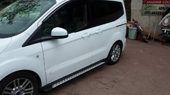 Ford Connect 2014-2021 Progi Boczné DOT-Line (2 szt., Aluminium) zdjęcia 3