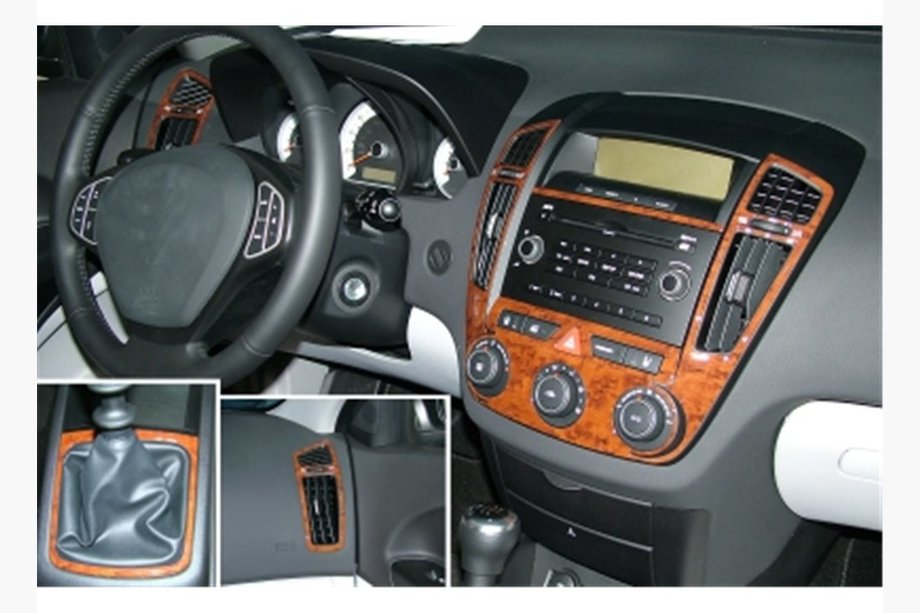 Kia Ceed 2007-2012 Nakładki na deskę rozdzielczą (Meric) Zdjęcia 6