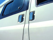 Ford Transit 2000–2014 Nakładki na Klamek Omsa 4-drzwiowe Stal Nierdzewna zdjęcia 1