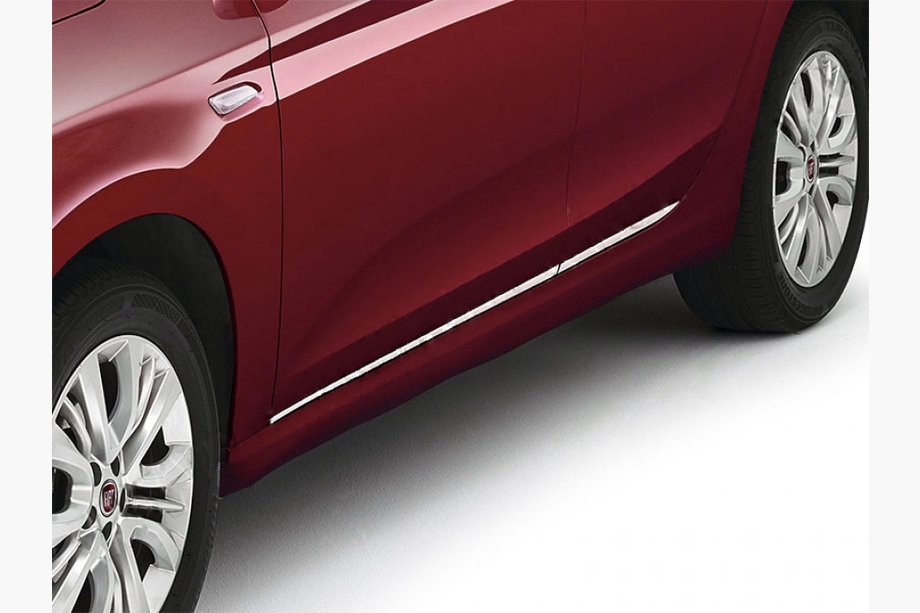 Fiat Tipo 2016- Listwy Drzwiowe Stal Nierdzewna (4 szt) Image
