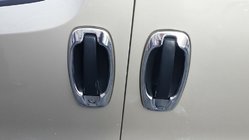Opel Combo 2012-2018 Chromowane Nakładki Wokół Klamek (4 szt, Stal Nierdzewna) Carmos - Turecka Stal Nierdzewna zdjęcia 1