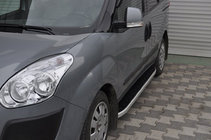 Fiat Doblo II 2010-2022 Progi Boczné Fullmond (2 szt., Aluminium) zdjęcia 3
