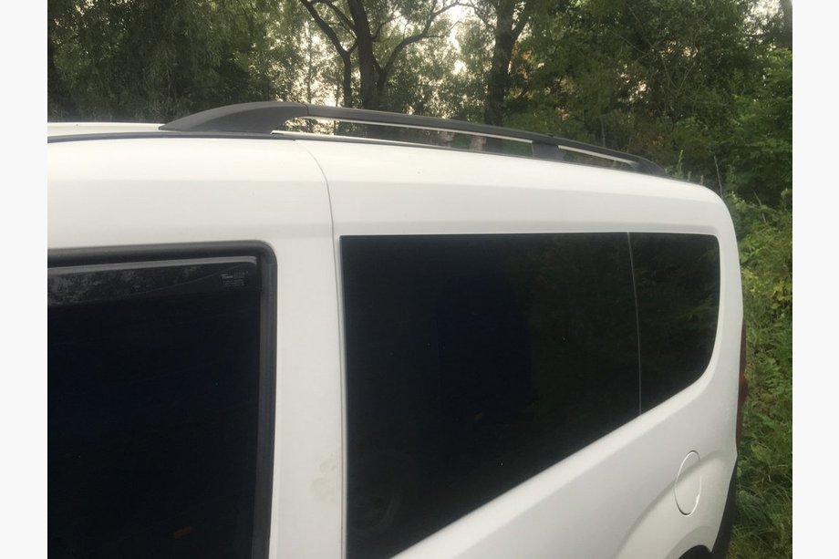Fiat Doblo II 2010-2022 Relingi Dachowe Czarne Zdjęcia 7