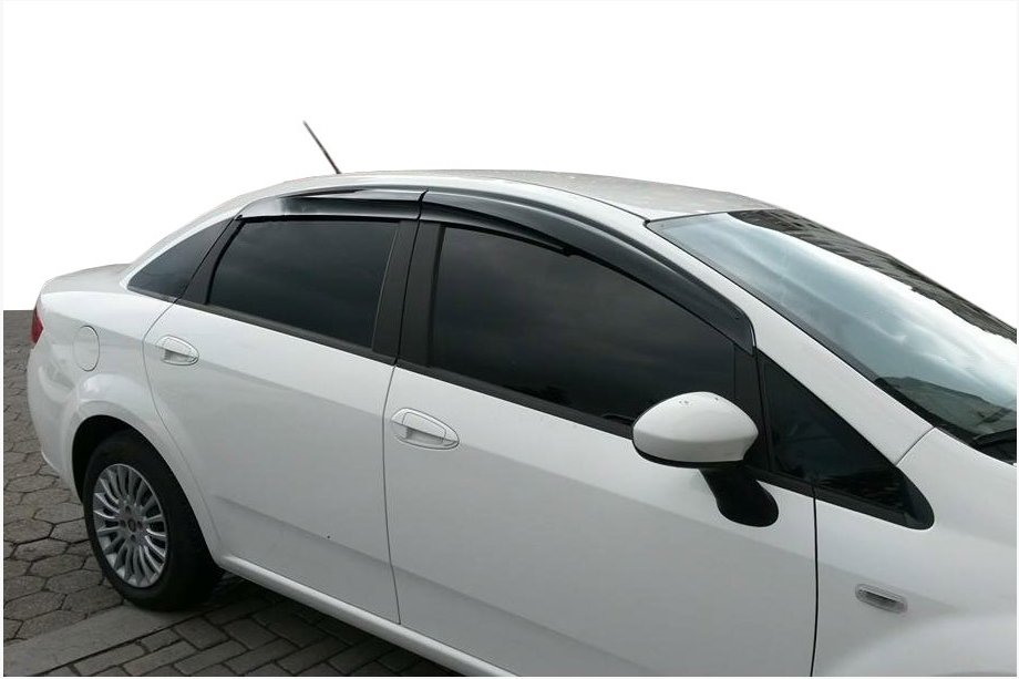 Fiat Linea 2006-2018 Deflektory Okien (4 szt., Sunplex Sport) Image