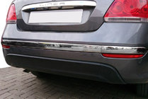 Fiat Linea 2006-2018 Nakładki na tylny zderzak (2012↗, stal nierdzewna, 3 szt) zdjęcia 1