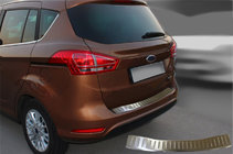 Ford B-Max 2012-2017 Nakładka na tylny zderzak OmsaLine (stal nierdzewna) zdjęcia 1