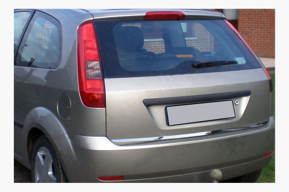 Ford Fiesta 2002-2008 Listwa Klapy Bagaznika Stal Nierdzewna OmsaLine - Włoska Stal Nierdzewna Image