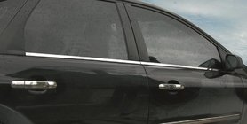 Ford C-Max 2004-2010 Zewnętrzne listwy okienne stal nierdzewna (4 szt.) zdjęcia 1