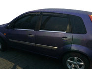 Ford Fiesta 2002-2008 Zewnetrzne Ozdobne Listwy Okien Stal Nierdzewna (4 szt) OmsaLine - Włoska Stal Nierdzewna zdjęcia 3