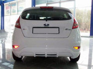Ford Fiesta 2008-2017 Nakładka na tylny zderzak Meliset (zagruntowana do malowania) zdjęcia 1