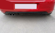 Volkswagen Golf 7/E-Golf 2012-2020 Nakładka na dyfuzor tylny (ABS, Czarna) zdjęcia 1