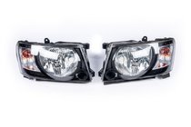 Nissan Patrol Y61 1997-2011 Reflektory Przednie Safari Black (2004-2008, 2szt) zdjęcia 1