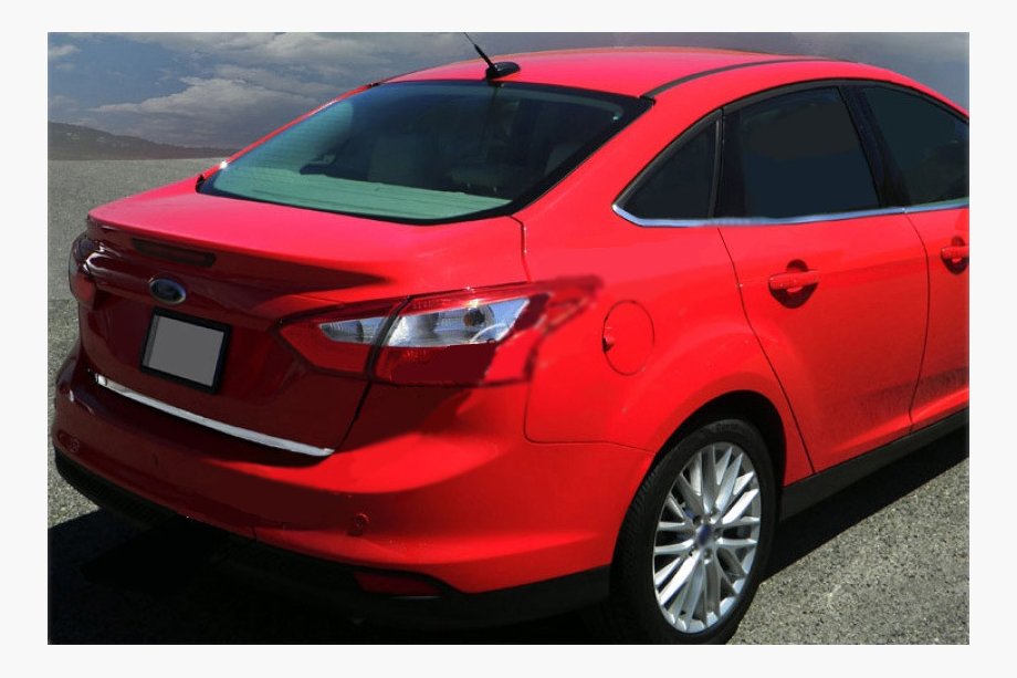 Ford Focus III 2011-2017 Listwa bagażnika 2011-2014 (Sedan, stal nierdzewna) Image