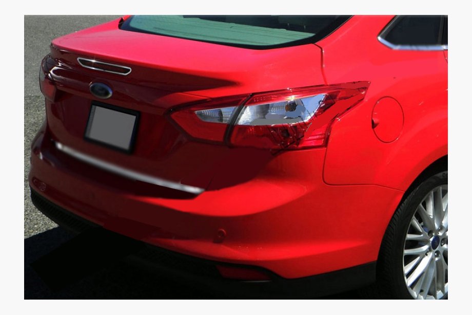 Ford Focus III 2011-2017 Obramowanie tylnego swiatla stop (stal nierdzewna) Image