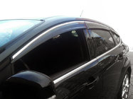 Ford Focus III 2011-2017 Chromowane owiewki szyb (6 szt., Sunflex) Kombi zdjęcia 1