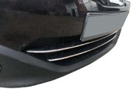 Nissan Qashqai 2010-2014 WYPRZEDAŻ! Listwy na dolną kratkę (2 szt, stal nierdzewna) zdjęcia 1
