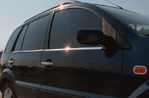 Ford Fusion 2002-2012 Zewnetrzne Ozdobne Listwy Szyb Stal Nierdzewna (4 szt) OmsaLine - Włoska Stal Nierdzewna zdjęcia 1