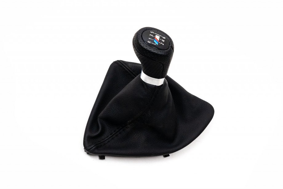 BMW 1 Series E81/E82/E87/E88 2004-2011 Mieszek lewarka zmiany biegów + gałka OEM V1 (skóra ekologiczna) Image