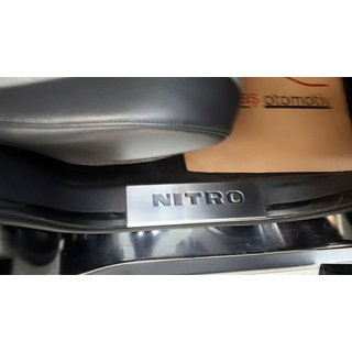 Nakładki progowe Carmos na górną część (stal nierdzewna) Dodge Nitro 2006-2011 zdjęcia 2