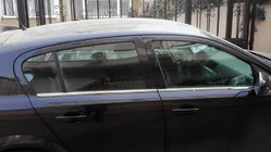 Opel Astra H 2004-2013 Listwy Ozdobne Szyb Nierdzewne Hatchback, Carmos - Stal Turecka zdjęcia 4