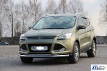 Ford Kuga/Escape 2013-2019 Osłona Przednia ST008 (Stal Nierdzewna) 60 mm zdjęcia 2