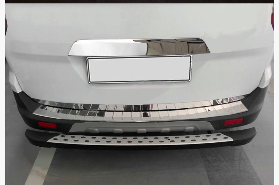 Ford Courier 2014-2023 Nakładka na tylny zderzak OmsaLine (połysk, stal nierdzewna) Image