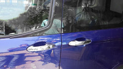 Ford Courier 2014-2023 Nakładki na Klamek Chromowane (4 szt., Stal Nierdzewna) zdjęcia 1