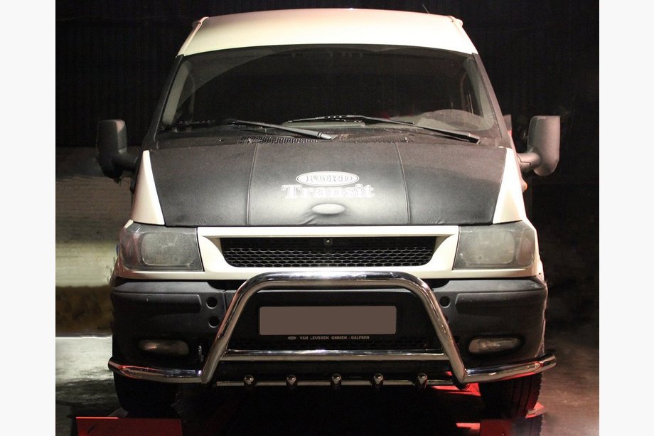 Ford Transit 2000–2014 Orurowanie przednie WT003-Plus (2000-2006, stal nierdzewna) Zdjęcia 1