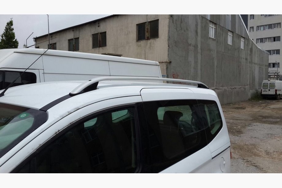 Ford Courier 2014-2023 Relingi Dachowe Skyport GREY Zdjęcia 5