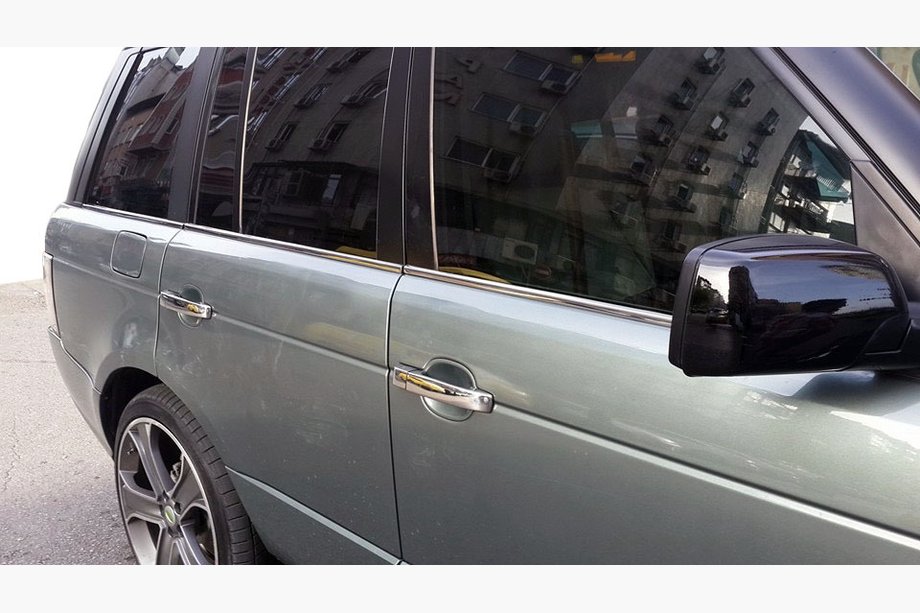Range Rover III L322 2002-2012 Listwy Ozdobne Szyb Stal Nierdzewna (6 szt.) Image