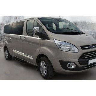 Listwy drzwiowe OmsaLine (5 szt, stal nierdzewna) Ford Custom 2013-2022 zdjęcia 1